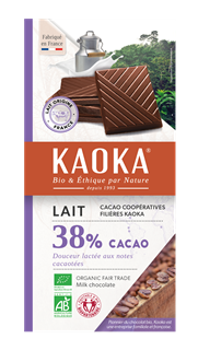 Kaoka Melkchocolade 36% bio 100g - 1637